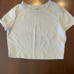 Wild Fable Light Blue Crop Top